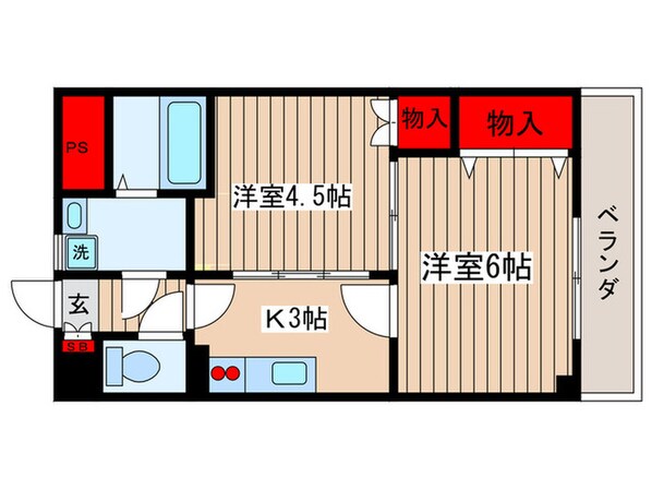 ボヌ－ル金原の物件間取画像